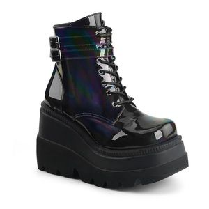 Demonia Shaker-52 Platform Boots (Size 9)